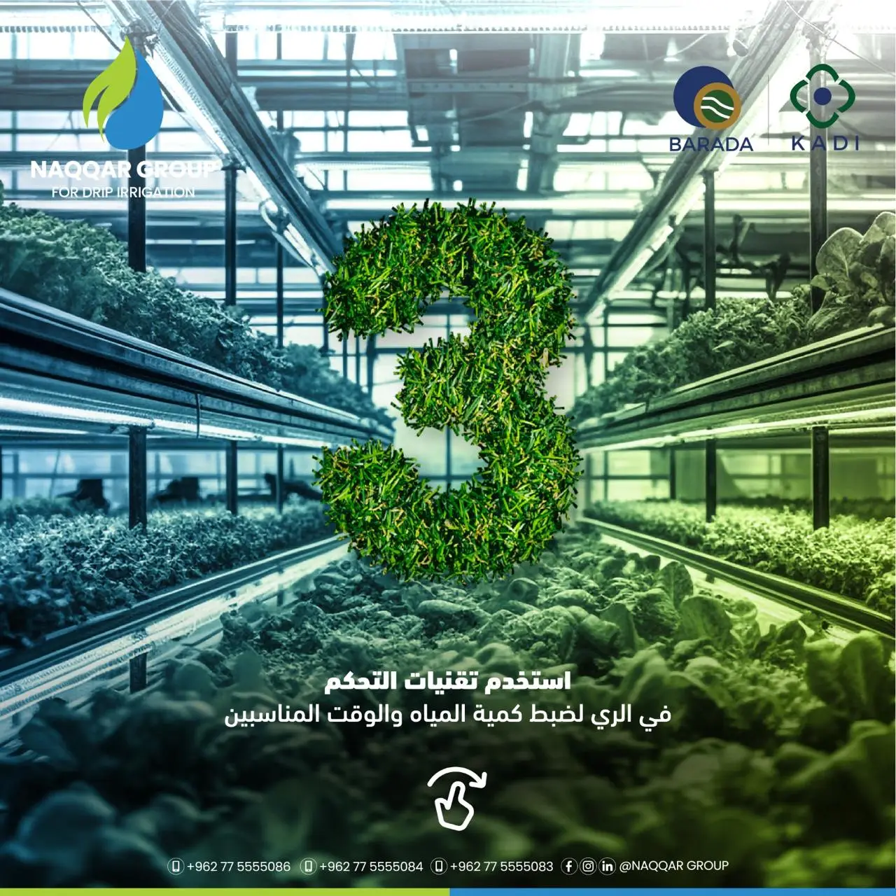 Naqqar Group irrigation projects in Jordan — smart drip and solar-powered solutions