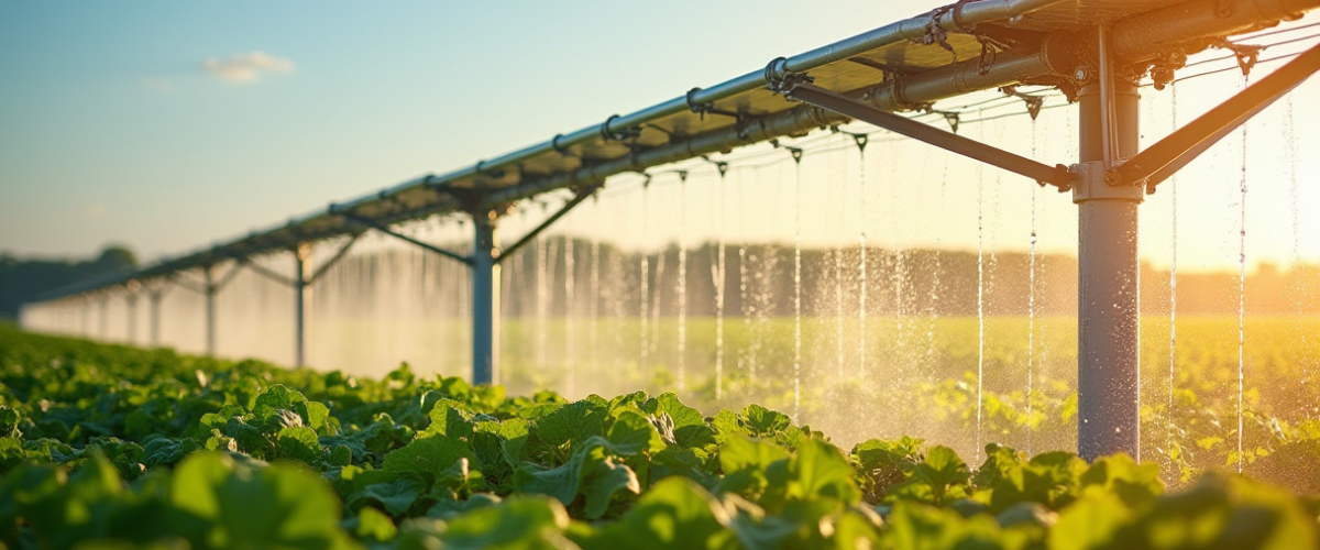 Sprinkler irrigation system for sustainable farming in Jordan — Naqqar Group